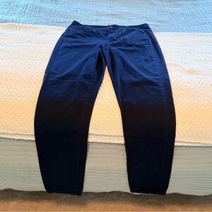 J Jill Navy Blue Straight-Leg Pants